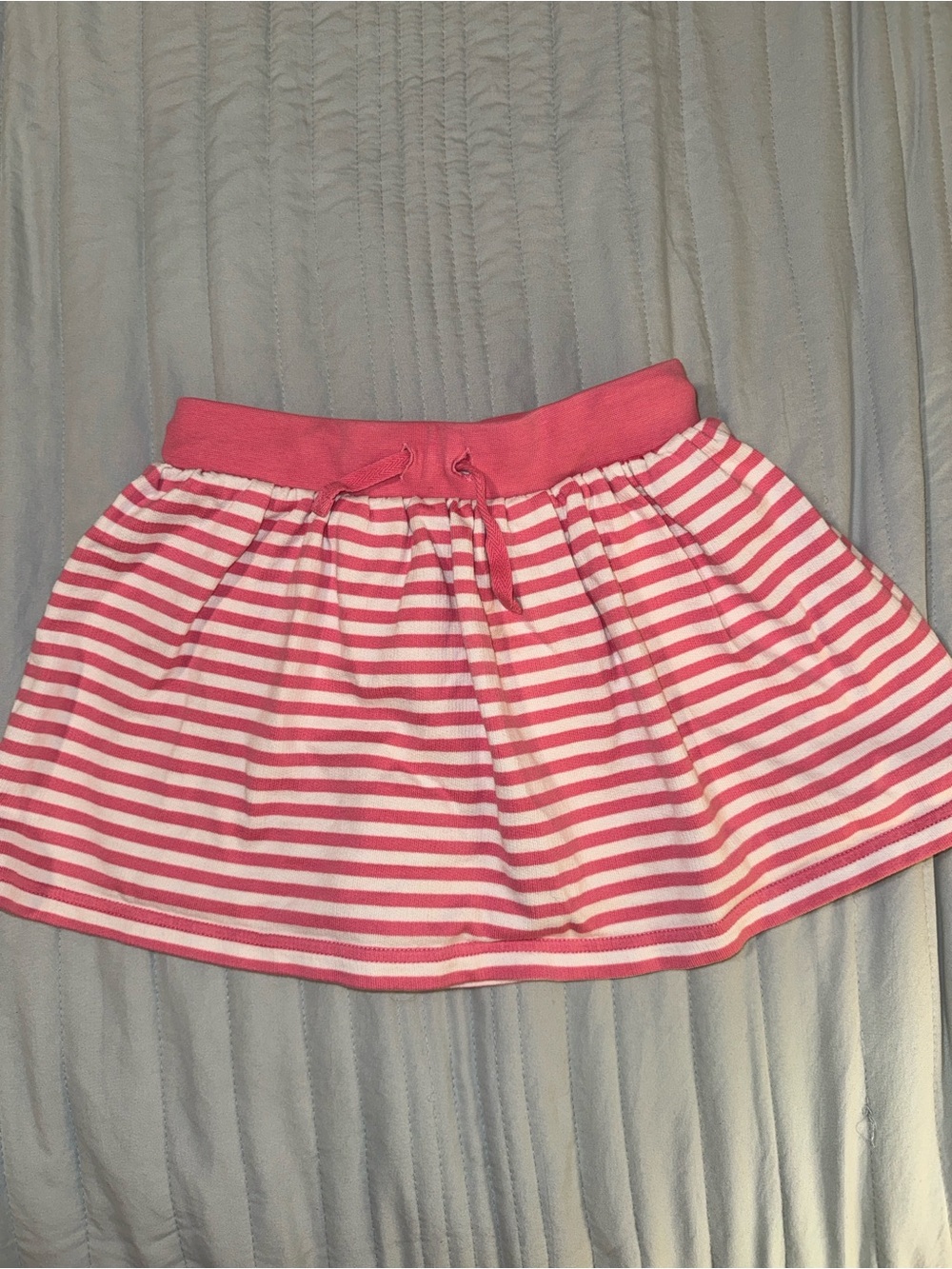 Hanna Andersson Pink Striped Skirt with Attached Shorts